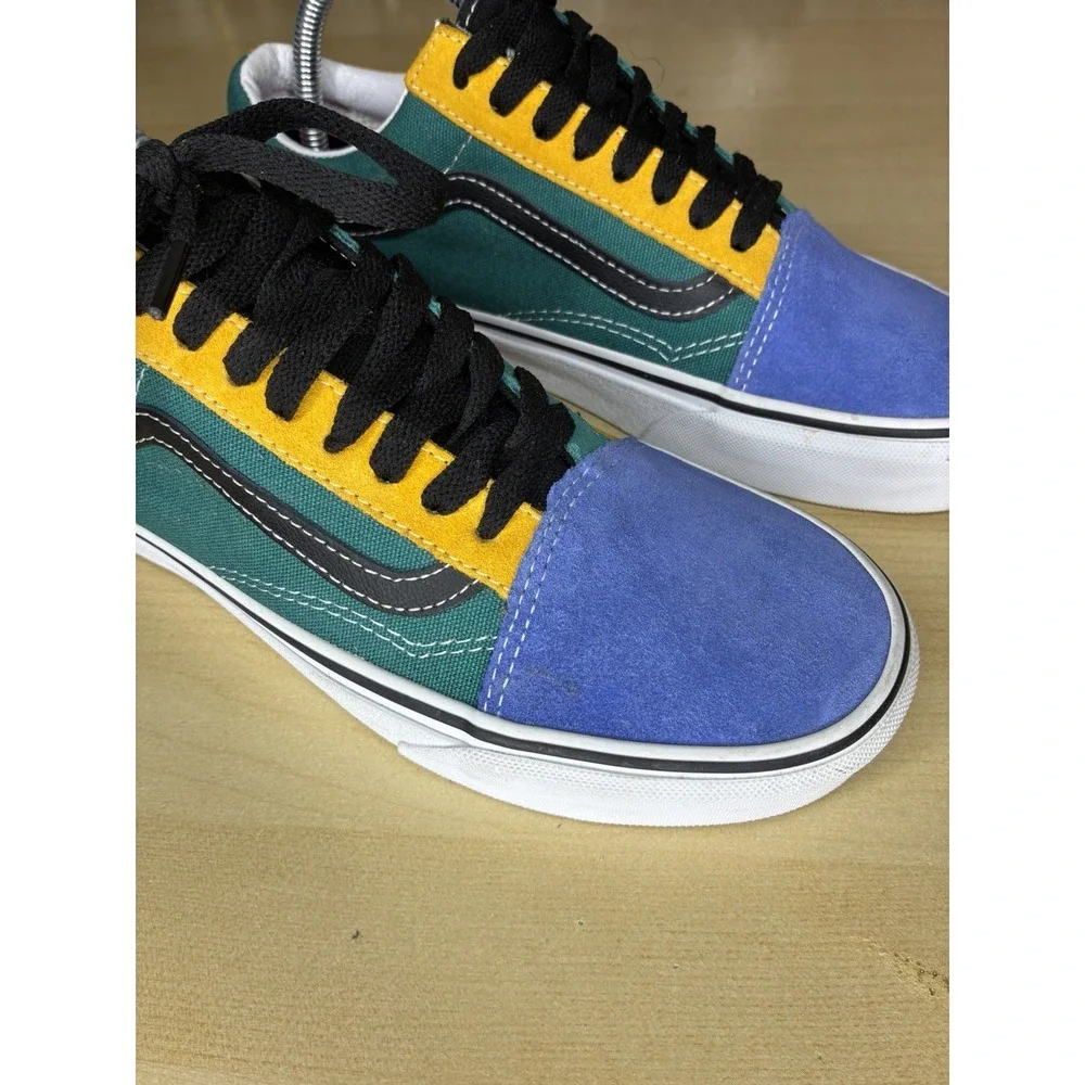 Vans Men-Women Yacht Club Old Skool Sneakers Multi Color Men's Size 7 Women 8.5